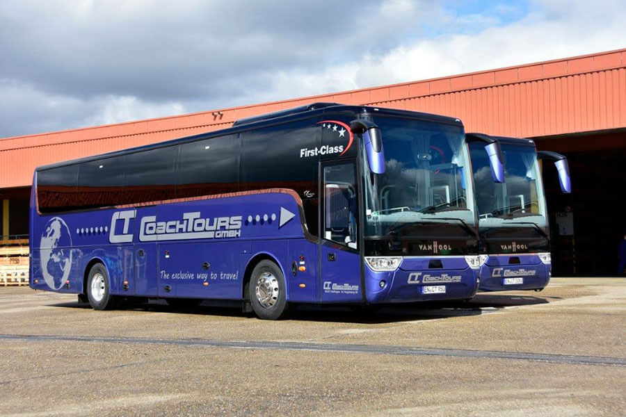 CT Coach Tours GmbH erweitert Ihren Fuhrpark um zwei Reisebusse